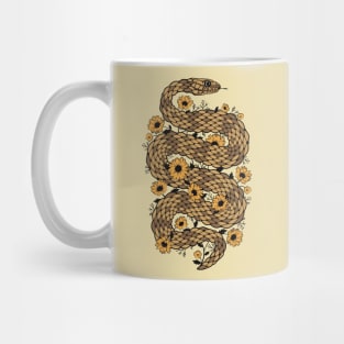 Floral snake Mug